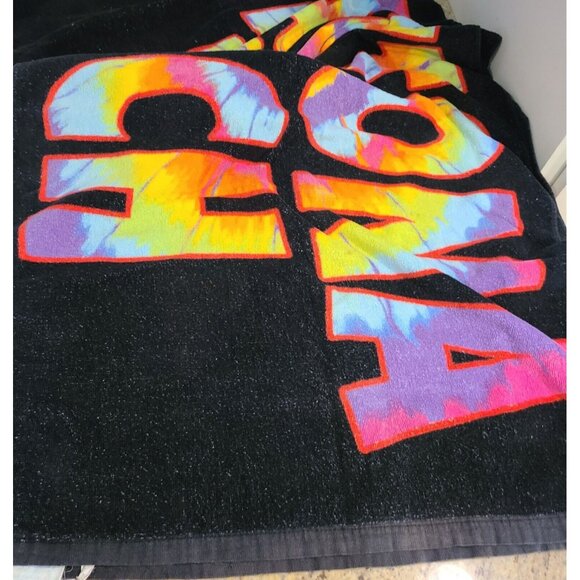 Lot of 2 Vintage Daytona Beach Tie Dye Terry Beach Towel 53x27 - Picture 5 of 14